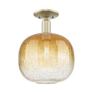 Brookhaven Sphere - 1 Light Semi-Flush Mount-13.5 Inch Tall and 10.5 Inch Wide - 1372689