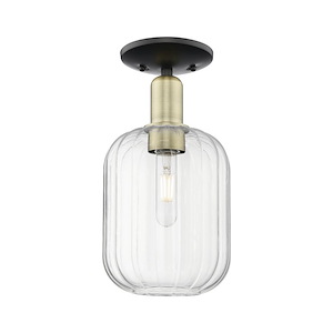 Preston - 1 Light Semi-Flush Mount-13.25 Inch Tall and 6.75 Inch Wide - 1373965