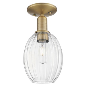 Preston - 1 Light Semi-Flush Mount-6.25 Inch Wide and 12.25 Inch Tall - 1372686
