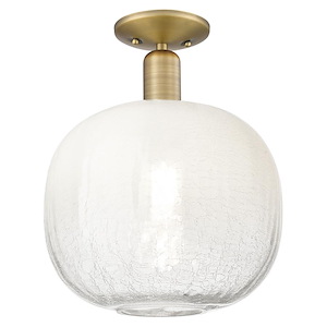Brookhaven Sphere - 1 Light Semi-Flush Mount-13.5 Inch Tall and 10.5 Inch Wide - 1427084