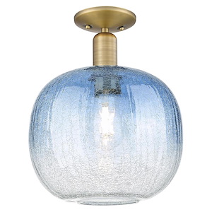 Brookhaven Sphere - 1 Light Semi-Flush Mount-13.5 Inch Tall and 10.5 Inch Wide - 1427012
