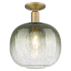 Brookhaven Sphere - 1 Light Semi-Flush Mount-13.5 Inch Tall and 10.5 Inch Wide - 1427029