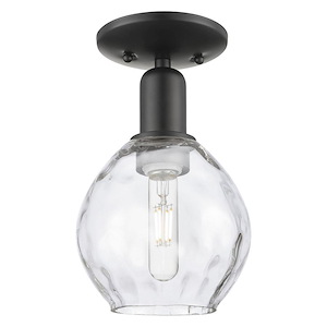 Waverly - 1 Light Semi-Flush Mount-10 Inch Tall and 6 Inch Wide - 1387848