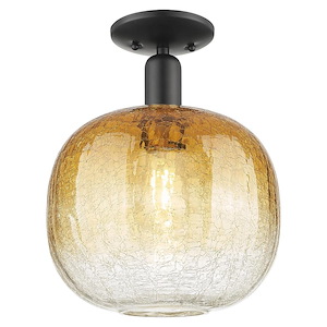 Brookhaven Sphere - 1 Light Semi-Flush Mount-13.5 Inch Tall and 10.5 Inch Wide - 1427031