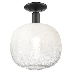 Brookhaven Sphere - 1 Light Semi-Flush Mount-13.5 Inch Tall and 10.5 Inch Wide - 1428178