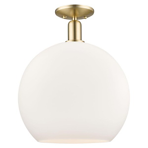 Athens - 1 Light Semi-Flush Mount-18.13 Inch Tall and 13.75 Inch Wide - 1387824