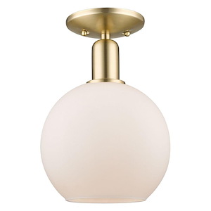 Athens - 1 Light Semi-Flush Mount-11.5 Inch Tall and 8 Inch Wide - 1387873