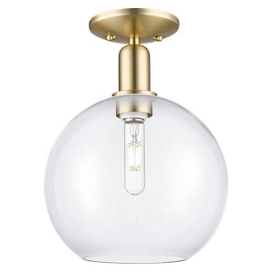 Athens - 1 Light Semi-Flush Mount-13.5 Inch Tall and 10 Inch Wide - 1387804