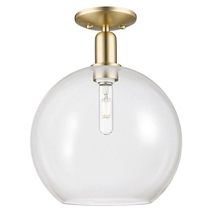 Athens - 1 Light Semi-Flush Mount-15.13 Inch Tall and 11.75 Inch Wide - 1387843
