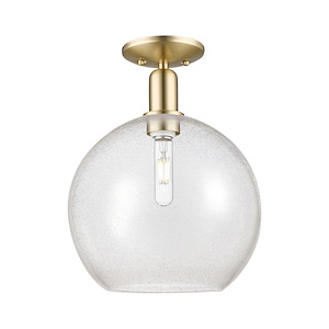 Athens - 1 Light Semi-Flush Mount-15.13 Inch Tall and 11.75 Inch Wide - 1387843