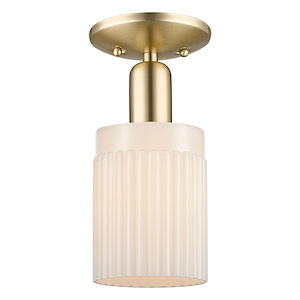 Hadley - 1 Light Semi-Flush Mount-10.5 Inch Tall and 4.88 Inch Wide - 1387867
