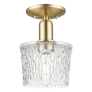 Niagara - 1 Light Semi-Flush Mount-10 Inch Tall and 6.5 Inch Wide - 1387854