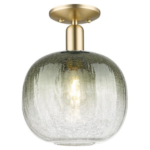 Brookhaven Sphere - 1 Light Semi-Flush Mount-13.5 Inch Tall and 10.5 Inch Wide - 1427032