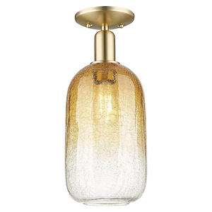 Brookhaven Cloche - 1 Light Semi-Flush Mount-7 Inch Wide and 16.5 Inch Tall - 1372690
