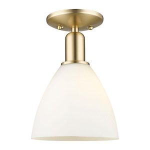 Bristol - 1 Light Semi-Flush Mount-11 Inch Tall and 7.5 Inch Wide - 1387898