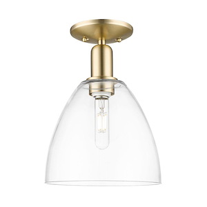 Bristol - 1 Light Semi-Flush Mount-13 Inch Tall and 9 Inch Wide - 1387944