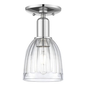 Brookfield - 1 Light Semi-Flush Mount-10.88 Inch Tall and 5.75 Inch Wide - 1387870
