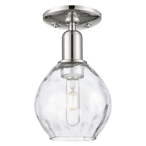 Waverly - 1 Light Semi-Flush Mount-10 Inch Tall and 6 Inch Wide - 1387848