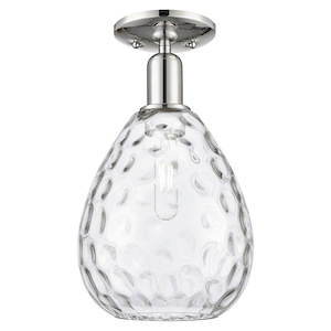 Waverly - 1 Light Semi-Flush Mount-13.5 Inch Tall and 8 Inch Wide - 1387869