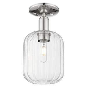 Preston - 1 Light Semi-Flush Mount-6.75 Inch Wide and 13.25 Inch Tall - 1372687