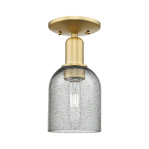 Caledonia - 1 Light Semi-Flush Mount-10.5 Inch Tall and 5 Inch Wide - 1387852