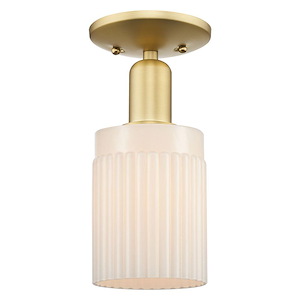 Hadley - 1 Light Semi-Flush Mount-10.5 Inch Tall and 4.88 Inch Wide - 1387867