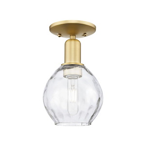 Waverly - 1 Light Semi-Flush Mount-10 Inch Tall and 6 Inch Wide - 1387848