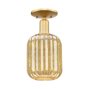 Preston - 1 Light Semi-Flush Mount-13.25 Inch Tall and 6.75 Inch Wide - 1373965