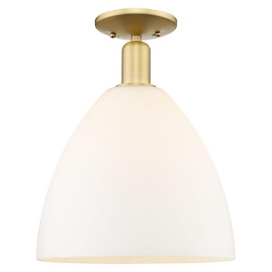 Bristol - 1 Light Semi-Flush Mount-14.5 Inch Tall and 12 Inch Wide - 1387885