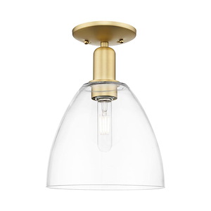 Bristol - 1 Light Semi-Flush Mount-13 Inch Tall and 9 Inch Wide - 1387944
