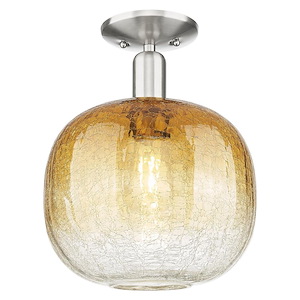 Brookhaven Sphere - 1 Light Semi-Flush Mount-13.5 Inch Tall and 10.5 Inch Wide - 1427052