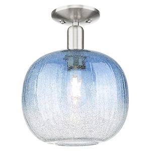 Brookhaven Sphere - 1 Light Semi-Flush Mount-13.5 Inch Tall and 10.5 Inch Wide - 1427081