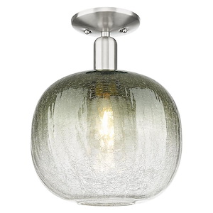 Brookhaven Sphere - 1 Light Semi-Flush Mount-13.5 Inch Tall and 10.5 Inch Wide - 1427041