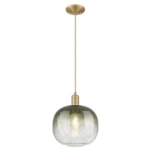Brookhaven Sphere - 1 Light Cord Hung Mini Pendant-10 Inch Wide and 8 Inch Tall - 1372710
