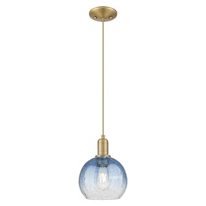 Brookhaven Globe - 1 Light Cord Hung Mini Pendant-11.83 Inch Tall and 8 Inch Wide - 1428185