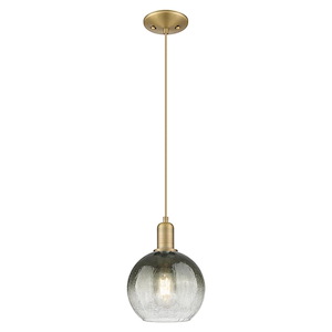 Brookhaven Globe - 1 Light Cord Hung Mini Pendant-11.83 Inch Tall and 8 Inch Wide - 1427094