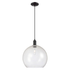 Athens - 1 Light Cord Hung Mini Pendant-17.45 Inch Tall and 13.75 Inch Wide - 1387891
