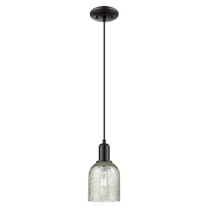 Caledonia - 1 Light Cord Hung Mini Pendant-9.83 Inch Tall and 5 Inch Wide - 1387928