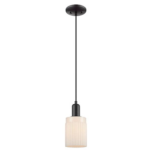 Hadley - 1 Light Cord Hung Mini Pendant-9.83 Inch Tall and 4.88 Inch Wide - 1387911