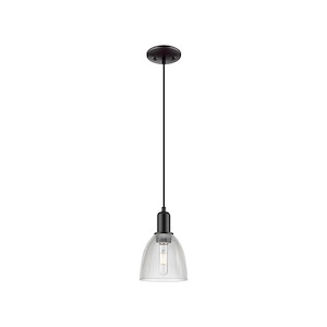 Castile - 1 Light Cord Hung Mini Pendant-9.83 Inch Tall and 6 Inch Wide - 1387920