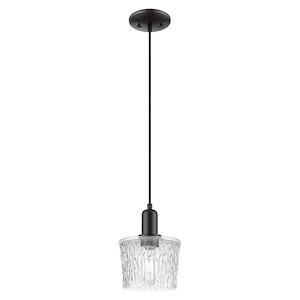 Niagara - 1 Light Cord Hung Mini Pendant-9.33 Inch Tall and 6.5 Inch Wide - 1387921