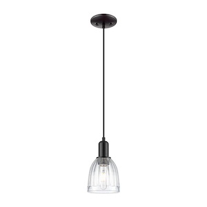 Brookfield - 1 Light Cord Hung Mini Pendant-10 Inch Tall and 5.75 Inch Wide - 1387905