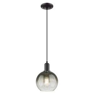 Brookhaven Globe - 1 Light Cord Hung Mini Pendant-11.83 Inch Tall and 8 Inch Wide - 1427429