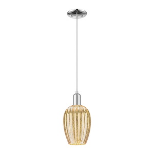 Preston - 1 Light Cord Hung Mini Pendant-12.5 Inch Tall and 6.25 Inch Wide - 1374002