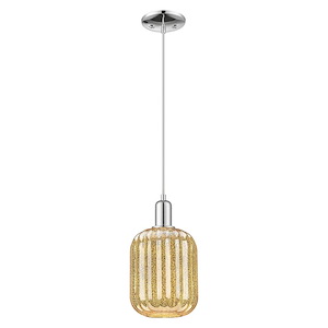 Preston - 1 Light Cord Hung Mini Pendant-12.5 Inch Tall and 6.75 Inch Wide - 1374100