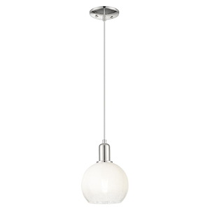Brookhaven Globe - 1 Light Cord Hung Mini Pendant-11.83 Inch Tall and 8 Inch Wide - 1427096