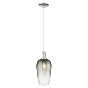 Brookhaven Flute - 1 Light Cord Hung Mini Pendant-15.83 Inch Tall and 7 Inch Wide - 1427449