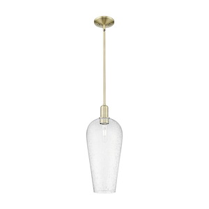 Chelsea - 1 Light Stem Hung Mini Pendant-19.63 Inch Tall and 8 Inch Wide - 1374185