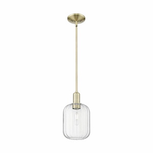 Preston - 1 Light Stem Hung Mini Pendant-12.38 Inch Tall and 6.75 Inch Wide - 1375776
