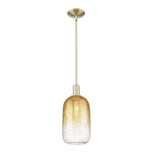 Brookhaven Cloche - 1 Light Mini Pendant-15.63 Inch Tall and 7 Inch Wide - 1372730